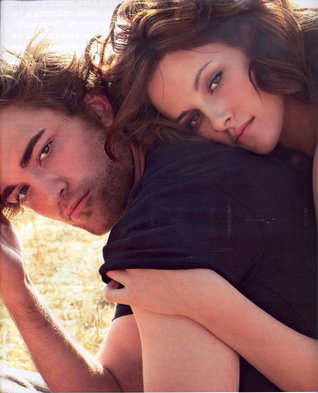 Robert Pattinson and Kristen Stewart During the 2008 Vanity Fair Photo Shoot